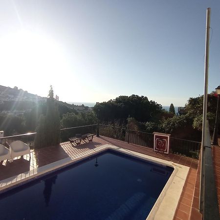 Apartamento en Villa con Piscina Málaga Esterno foto