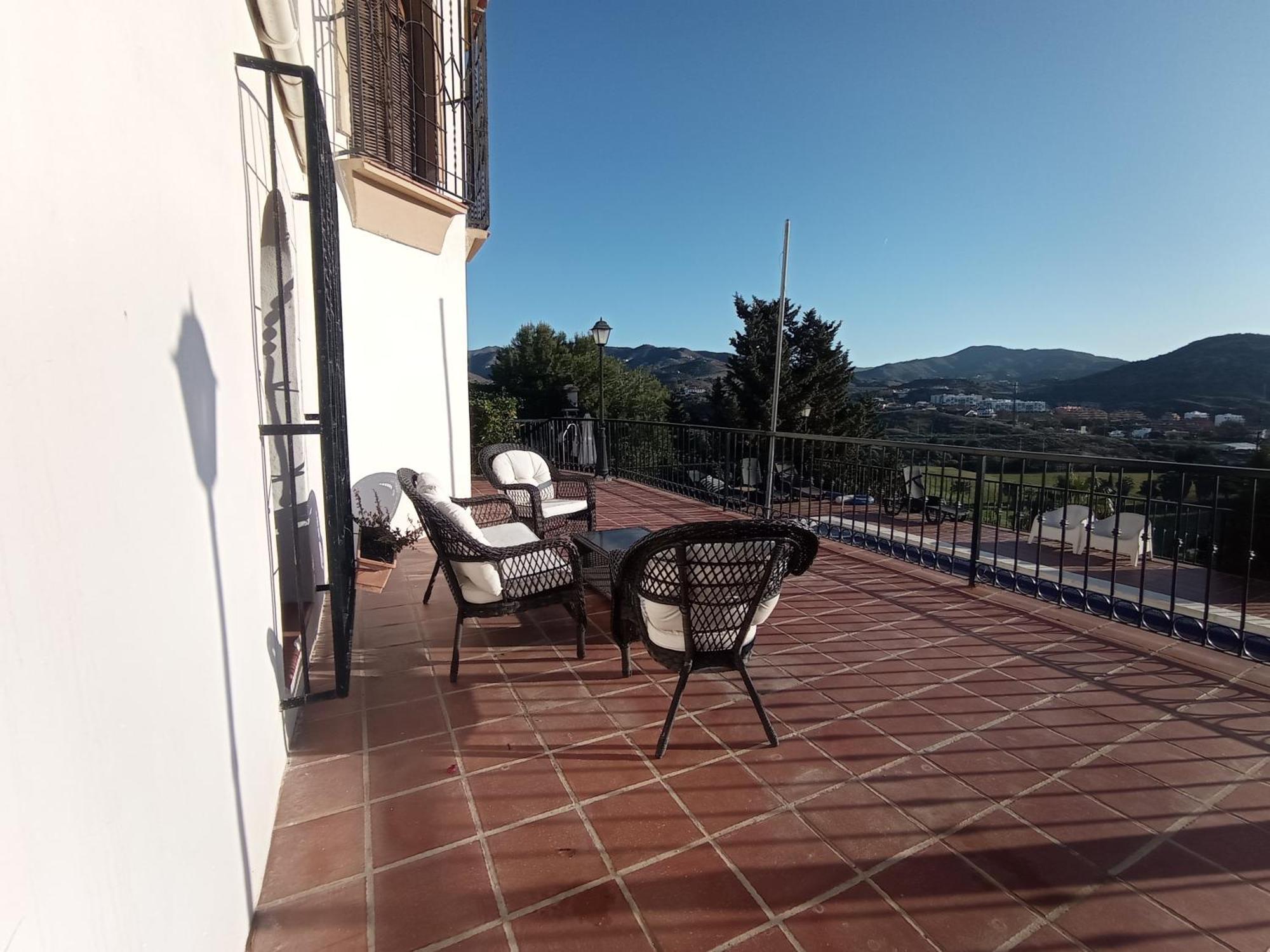 Apartamento en Villa con Piscina Málaga Esterno foto
