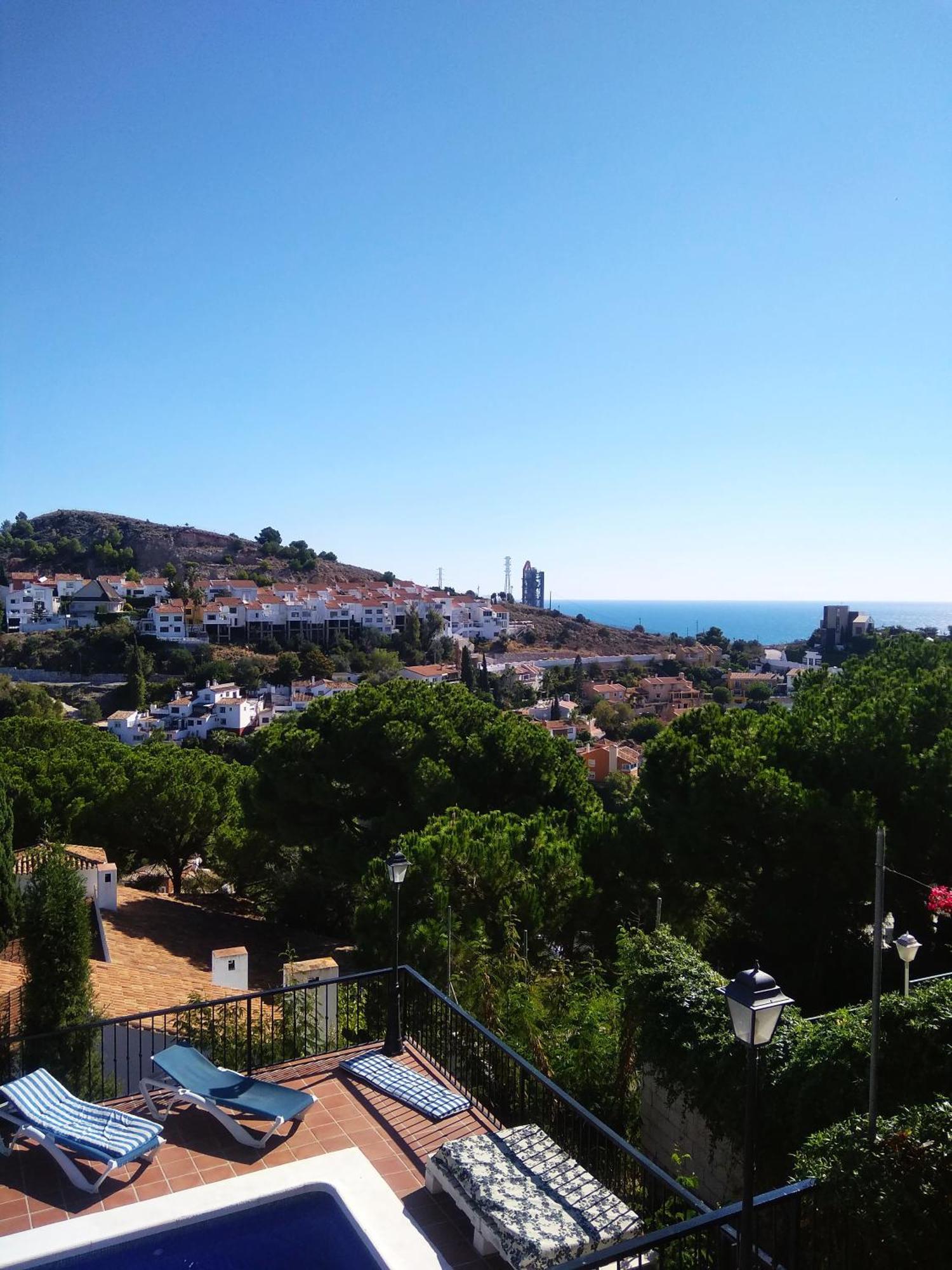 Apartamento en Villa con Piscina Málaga Esterno foto