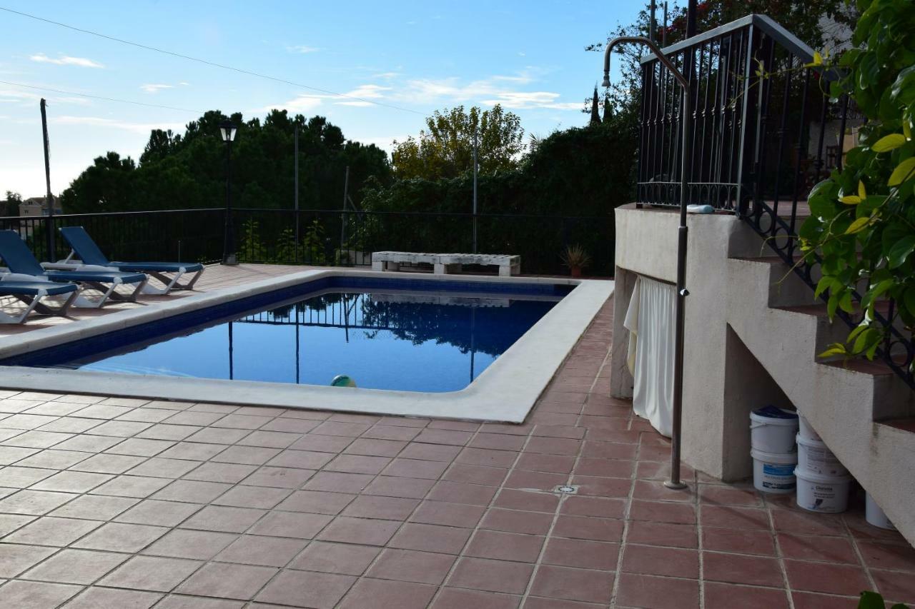 Apartamento en Villa con Piscina Málaga Esterno foto