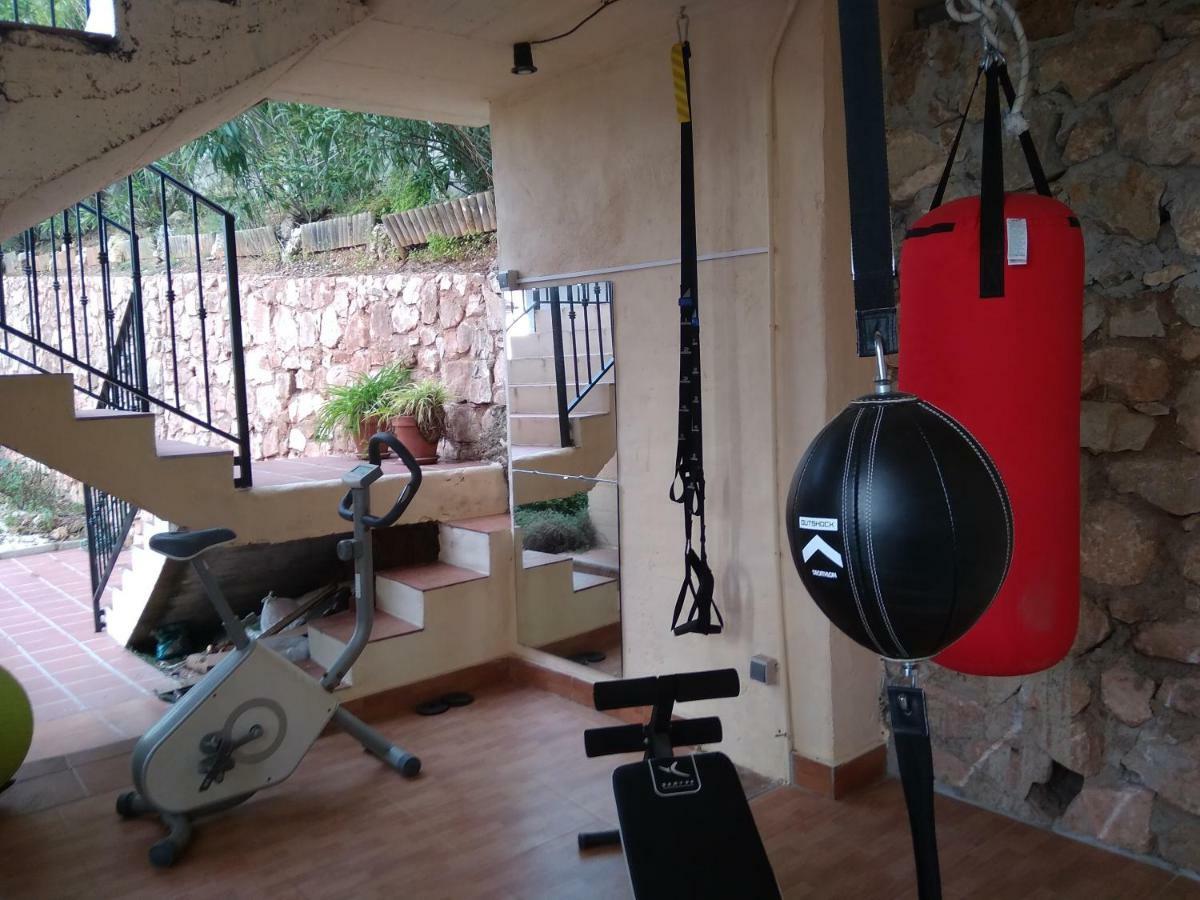 Apartamento en Villa con Piscina Málaga Esterno foto